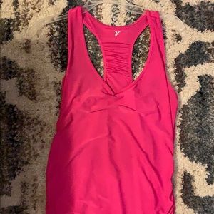 Hot pink workout top